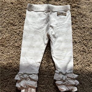 Matilda Jane White Ruffle Leggings for Kids